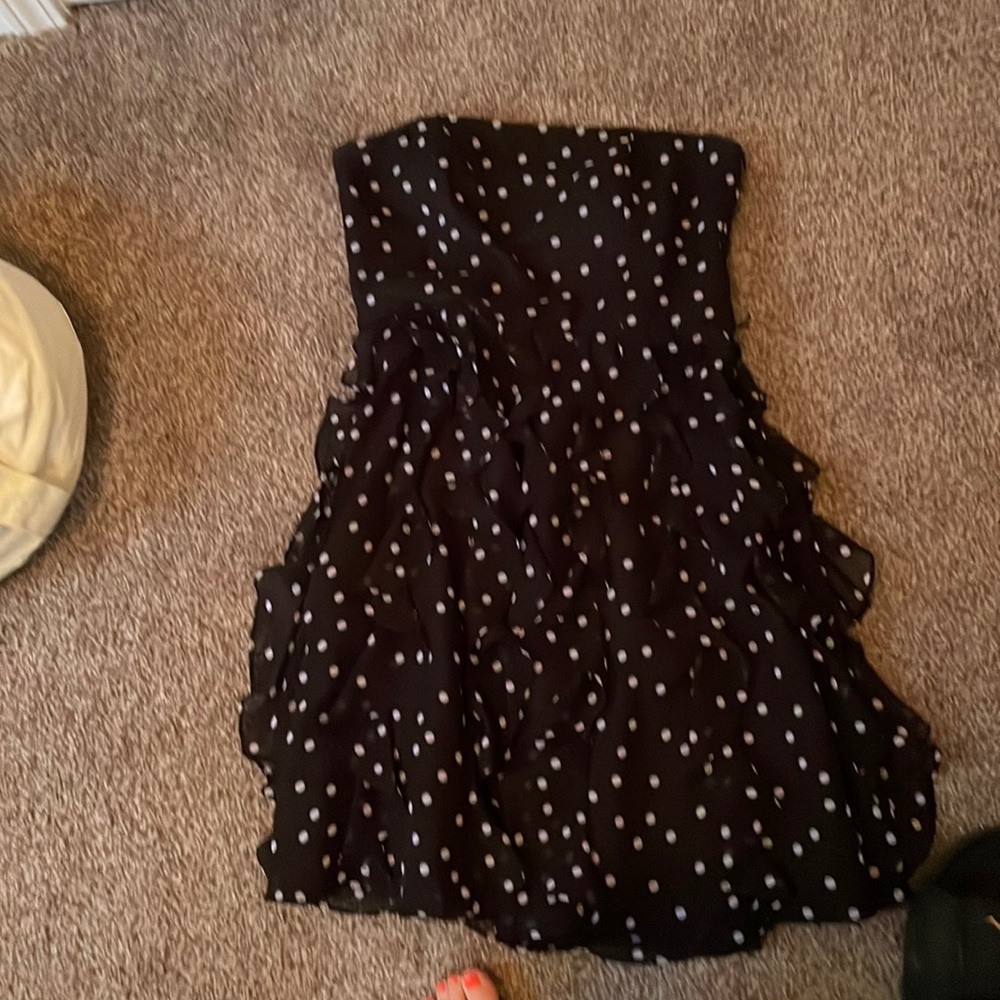 Polka dot cocktail dress size 8